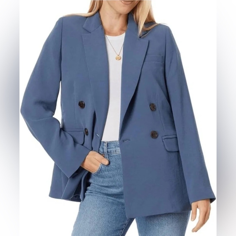 2 Madewell Rosedale Womens Double-Breasted Blazers Sz 6